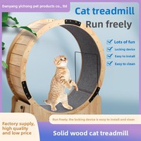 Tapis roulant pour chat en bois massif avec rouleaux silencieux, grande taille, machine de fitness à domicile, fabriqué dans le Jiangsu
