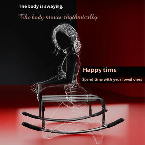 Silla Mecedora Multifuncional <span class=keywords><strong>de</strong></span> Acero para Adultos, Mueble Sexual para Montar a Caballo y Parejas, Accesorios para Productos Sexuales - Product Image 6