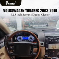 Affichage numérique du tableau de bord LCD Penhui pour Volkswagen Touareg 2003-2010, compteur de vitesse automatique, affichage numérique du tableau de bord avec lecteur DVD Carplay