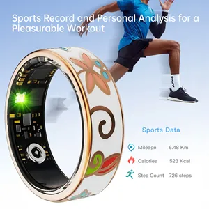 Anillo Inteligente R18, Resistente al Agua 5 ATM, Llamadas Inalámbricas, Monitoreo de Frecuencia Cardíaca/Sueño/Oxígeno en Sangre, para Android/iOS, Regalo para Hombres y Mujeres - Product Image 5