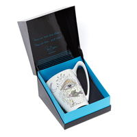 Tasse à café en céramique de carton de papier de luxe personnalisable boîte-cadeau emballage pour tasses à café 11oz