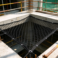 Filet de sécurité pour la construction, filet de sécurité horizontal en PE, filet de protection contre les chutes à haute résistance, filet de protection pour échafaudage