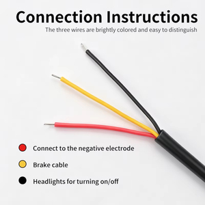 Luz LED para Matrícula, Lámpara de Advertencia Intermitente Tipo Ojo de Diablo, Luz Trasera para Motocicleta y Bicicleta, Mejora de Equipamiento - Product Image 6