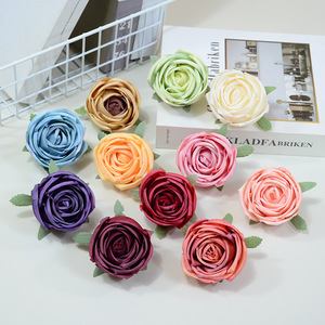 Roses artificielles en soie Dongchen Crafts, décoration de mariage, bouquet de mariée, kit de matériel DIY, accessoires de décoration intérieure - Product Image 1