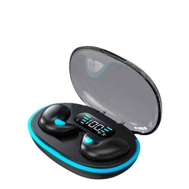 X55 Tws Wireless Stereo Good Sound Quality Earphones Led Display Sleeping Headphones in Ear Design Sports Earbuds