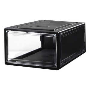 Wendy Set 4 Organizadores Plegables Premium Negros para Zapatillas, Estante Funcional de Plástico para Zapatos para Puerta de Baño o Armario Individual - Product Image 2