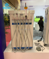 Système dentaire portable vétérinaire OSCAT avec aspiration, unité de traitement dentaire mobile pour animaux, instrument vétérinaire pour clinique vétérinaire