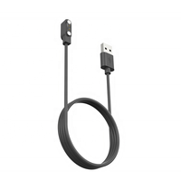 Câble de charge magnétique USB 2.0 à 2 broches Pogo Pin en cuivre pur pour montre connectée LUONENG KW30 – Vente en gros usine