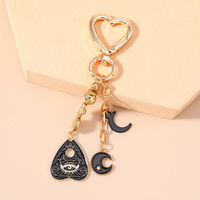 Nouveau porte-clés créatif en alliage de zinc en forme de cœur, pendentif de sac haut de gamme, léger et étanche