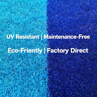 Gazon artificiel paysager, gazon synthétique pour la décoration de jardin, tapis d'herbe artificielle en PE