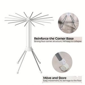 Séchoir à <span class=keywords><strong>linge</strong></span> Premium Octopus, pliable sur pied, robuste, pour balcon, chambre et usage domestique - Product Image 2