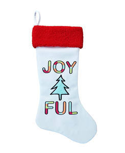 Chaussettes <span class=keywords><strong>de</strong></span> Noël en peluche <span class=keywords><strong>de</strong></span> haute qualité et bon marché, blanches comme neige, bleu ciel pur, parfumées à la lavande, pour décorations <span class=keywords><strong>de</strong></span> <span class=keywords><strong>porte</strong></span> - Product Image 1