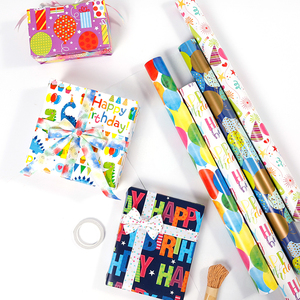 Wholesale High Quality Birthday <b>Tissue</b> Rolls Beautiful Packaging <b>Wrapping</b> <b>Paper</b> Roll Uperior Craftsmanship - Product Image 4