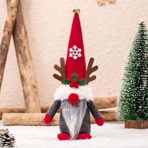 JQ Poupées en peluche Gnome de Noël Nordique, Figurines Tomte et Elfe Vieil Homme de la Forêt à Cornes, Décorations de Table Créatives <span class=keywords><strong>Scandinaves</strong></span> pour Noël - Product Image 3