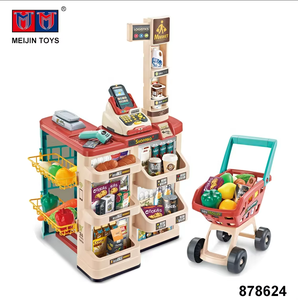 Caisse enregistreuse électrique avec scanner, machine à cartes, <span class=keywords><strong>jouet</strong></span> de jeu de <span class=keywords><strong>supermarché</strong></span> - Product Image 4