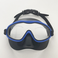 Masque de natation à grande vue anti-buée Lunettes de plongée en apnée