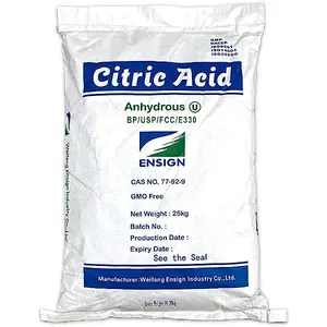 Manufacturer Price Food Grade Anhydrous/Monohydrate Citric Acid Powder for Food Additives