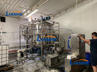 Équipement de fabrication de crème éclaircissante, homogénéisateur sous vide pour pommade, dentifrice, émulsion
