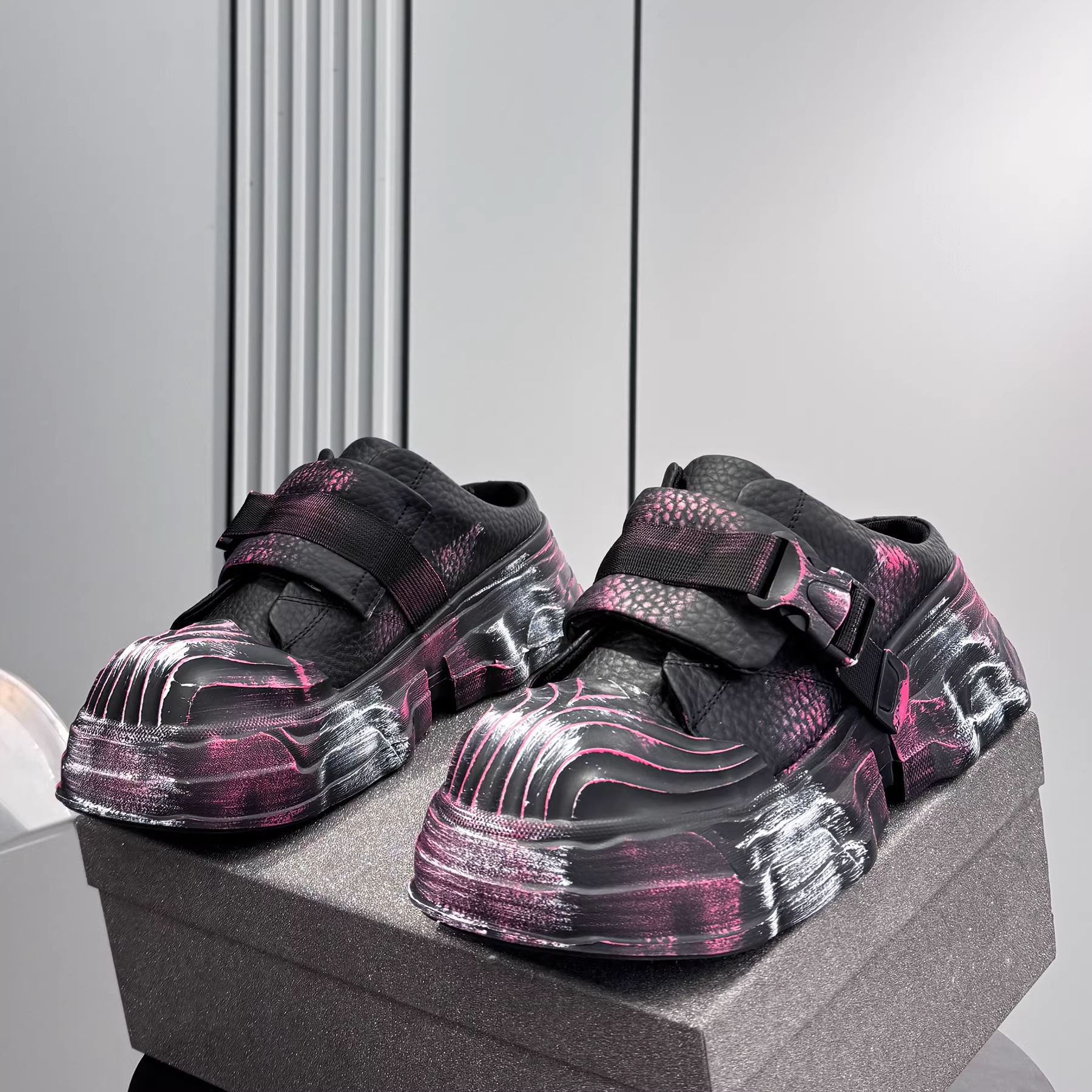 Black and pink