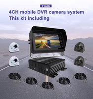 AHD 4CH MDVR Carte SD Caméra IP AI MDVR Ensemble de caméras 4G MDVR CMSV6 Plate-forme pour voiture véhicule cctv Mobile DVR