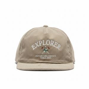 หมวกแก๊ปทรง 5 แฉก ผ้าคอร์ดูรอย แบบสั่งทำพิเศษ (OEM) พร้อมโลโก้ปัก 3 มิติ ทรงไม่แข็ง คุณภาพสูง - Product Image 2