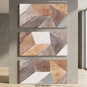 Carreaux muraux en céramique 3D numériques modernes 300x600mm, nouveau design, prix abordable pour salle de bain, dimensions 30x60cm, carreaux muraux 12x24 - Product Image 3