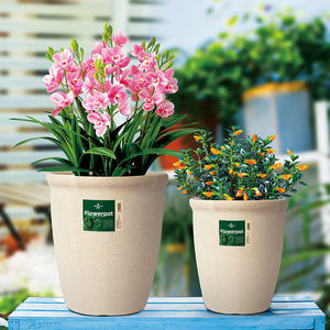 Produits <span class=keywords><strong>de</strong></span> <span class=keywords><strong>jardin</strong></span> Deepbang 100% naturels écologiques Pots <span class=keywords><strong>de</strong></span> fleurs ronds modernes en plastique biodégradable pour plantes - Product Image 6