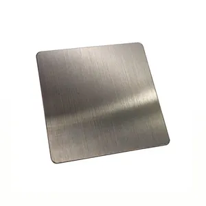 Customized frosted stainless steel sheet 0.8mm 0.5mm stainless steel 304 sheets no.4 SB HL brushed stainless steel sheet