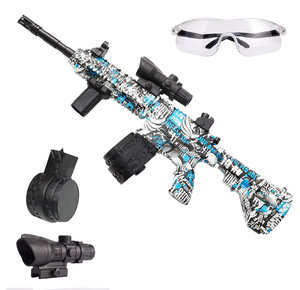 M416 New Version Gel Blaster Gel <strong>Gun</strong> with Drum <strong>Hopper</strong> - Product Image 1