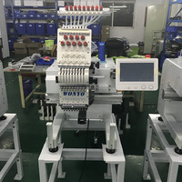 Nouvelle machine à broder les casquettes informatisée automatique multifonction mini à tête unique pour usage domestique, commercial et en studio