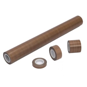 Revêtement de ruban adhésif ptfe d'isolation résistant aux hautes températures avec adhésif en fibre de verre à petit <span class=keywords><strong>rouleau</strong></span> de silicone - Product Image 1
