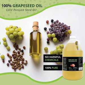 Minyak tanaman GrapeSeed dingin padat untuk minyak esensial pembuat sabun pelembap rambut kulit wajah - Product Image 4