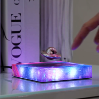 Lámpara de Mesa Levitante UFO con Ajuste de Iluminación por Presión, Levitación Magnética