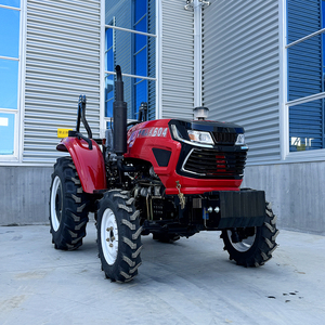 Tracteur agricole à roues avec ramasse-pailles pour la récolte du foin et de la paille - Product Image 4