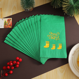 Christmas Printed Paper Napkins 330x400mm 20 Sheets Per Pack For Holiday Parties - Product Image 1