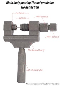 כלי פירוק שרשרת אופניים אוניברסלי לאופנוע תלת אופן עבור דגמים 420 מפסק שרשרת 530 428 - Product Image 5
