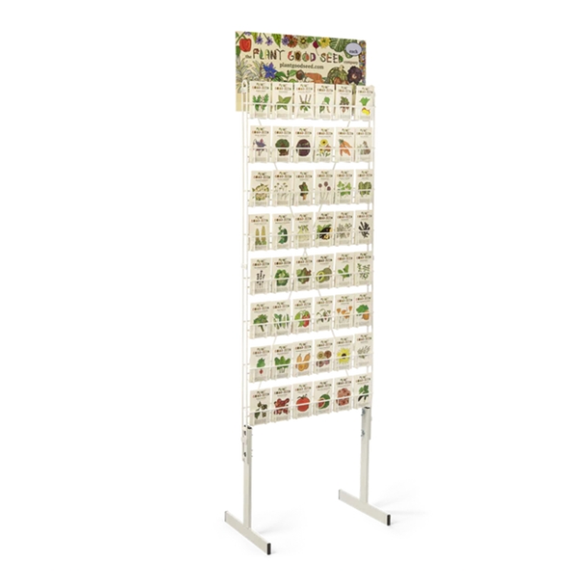 Apache Factory Customized Metal Iron Wire Seed Display Racks Supermarket Grade for Seeds Plants and Crops — view 3