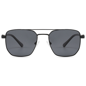 Gafas de Sol Unisex con Marco Metálico Rectangular, Lentes Grises Degradados, 100% Protección UV, para Uso en Exteriores para Adultos - Product Image 6