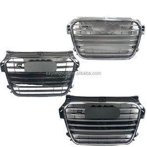 Griglia Anteriore S1 Sostitutiva Sportiva Nero Lucido Cromato per <span class=keywords><strong>Audi</strong></span> <span class=keywords><strong>A1</strong></span> 8X <span class=keywords><strong>Sportback</strong></span> 2013 2014 2015 - Product Image 1