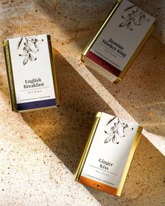 Customized Blue <strong>Tin</strong> Container Big Tea Jar <strong>Tin</strong> Large <strong>Rose</strong> Gold <strong>Chocolate</strong> Metal square <strong>Tin</strong> Box for Spice Tea Coffee - Product Image 6