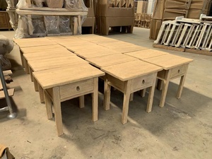 Comodino un cassetto in <span class=keywords><strong>legno</strong></span> di <span class=keywords><strong>olmo</strong></span> di recupero naturale rustico antico cinese - Product Image 5