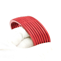 High-Accuracy Metal Circle Parts Cnc Turning Red Anodize Machining Services Shiny Polish Jar 6061aluminum Computer-controlled