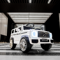 Voiture électrique pour enfants 2 places Mercedes Benz G63, voiture électrique pour enfants avec télécommande, batterie 12V, jouet à conduire