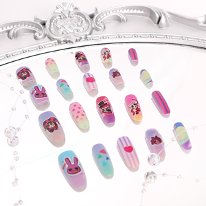 Ongles press-on personnalisés, faux ongles faits main sur mesure, choisissez n'importe quelle forme et longueur, ongles à coller réutilisables de luxe, cadeau pour elle - Product Image 2