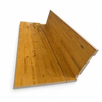 Panneau de coffrage en mélamine jaune en bois d'épinette moderne, imperméable, 3 plis, réutilisable, haute résistance, pour la construction en béton