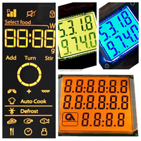 Module d'affichage LCD industriel HTN haute luminosité pour panneau d'instrumentation extérieur, affichage LCD TN à segments pour température et humidité