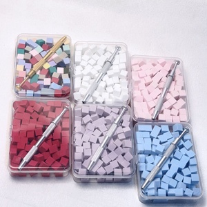 1cm/1.5cm/2cm Gel Polish Applicator Block Square DIY 100pcs Sponge <strong>Nail</strong> Polish Applicator Sponge Manicure Tools for <strong>Nail</strong> <strong>Art</strong> - Product Image 6