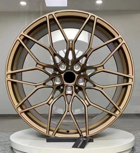 Llantas de aleación forjadas monobloque de bronce personalizadas escalonadas 8Jx19 y 9Jx19 5X120 aptas para Bmw <span class=keywords><strong>535</strong></span> - Product Image 2