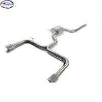 FUDKLi Catback pour Volkswagen Golf 6th Gen GTI Scirocco 1.4T 2.0T système d'échappement de haute qualité silencieux soupape à vide soupape à distance