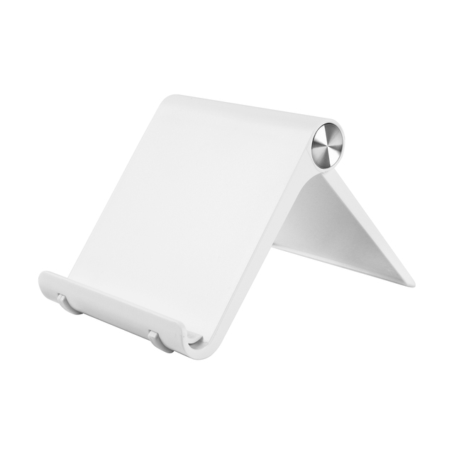 Wholesale Price Phone Stand ABS White/Black Mobile Phone Adjustable Folding Phone Holder for Iphone for Huawei